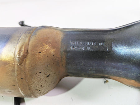 2014 BMW K1600 GTL K48 Left Exhaust Header Manifold + Heat Shield 18518546714 {{ shop.shopifyCountryName }} - Mototech271