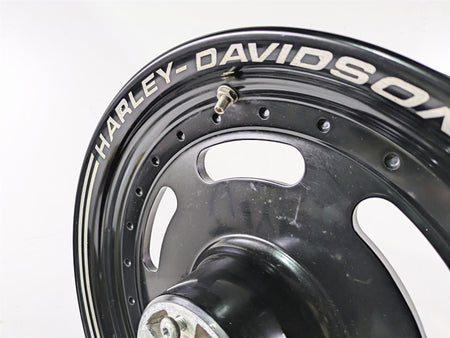 2015 Harley FXDF Dyna Fat Bob Front Wheel Rim Straight 16x3 Black 43300254 {{ shop.shopifyCountryName }} - Mototech271