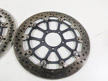 Load image into Gallery viewer, 2012 Ducati Streetfighter 848 Front Brake Rotor Disc Set 49241011A 49241191A
