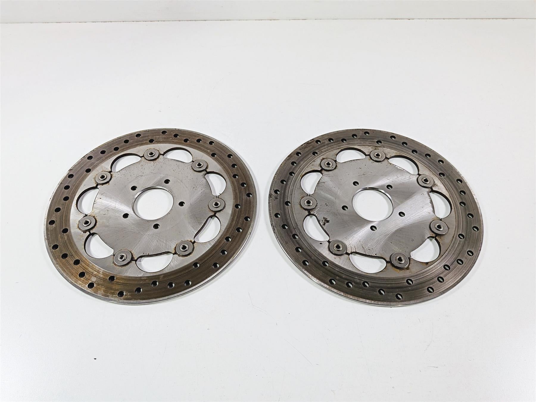 2011 Harley FXDF Dyna Fat Bob Front Brake Rotor Disc Set 4.9mm 42040-06 {{ shop.shopifyCountryName }} - Mototech271