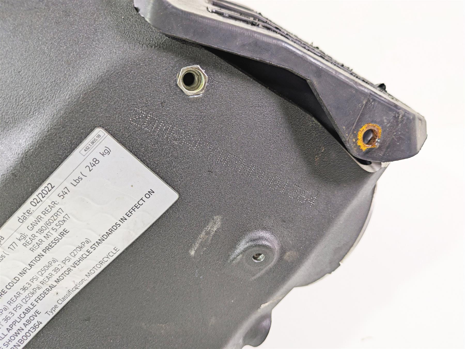 2022 Ducati Streetfighter V2 Straight Main Frame Chassis Air Box With Texas Salvage Title 47028371AA {{ shop.shopifyCountryName }} - Mototech271