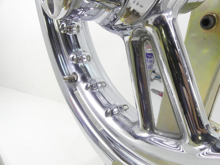 2004 Harley FLHTC SE CVO Electra Glide Straight Front Wheel Rim 16x3 43478-04 {{ shop.shopifyCountryName }} - Mototech271