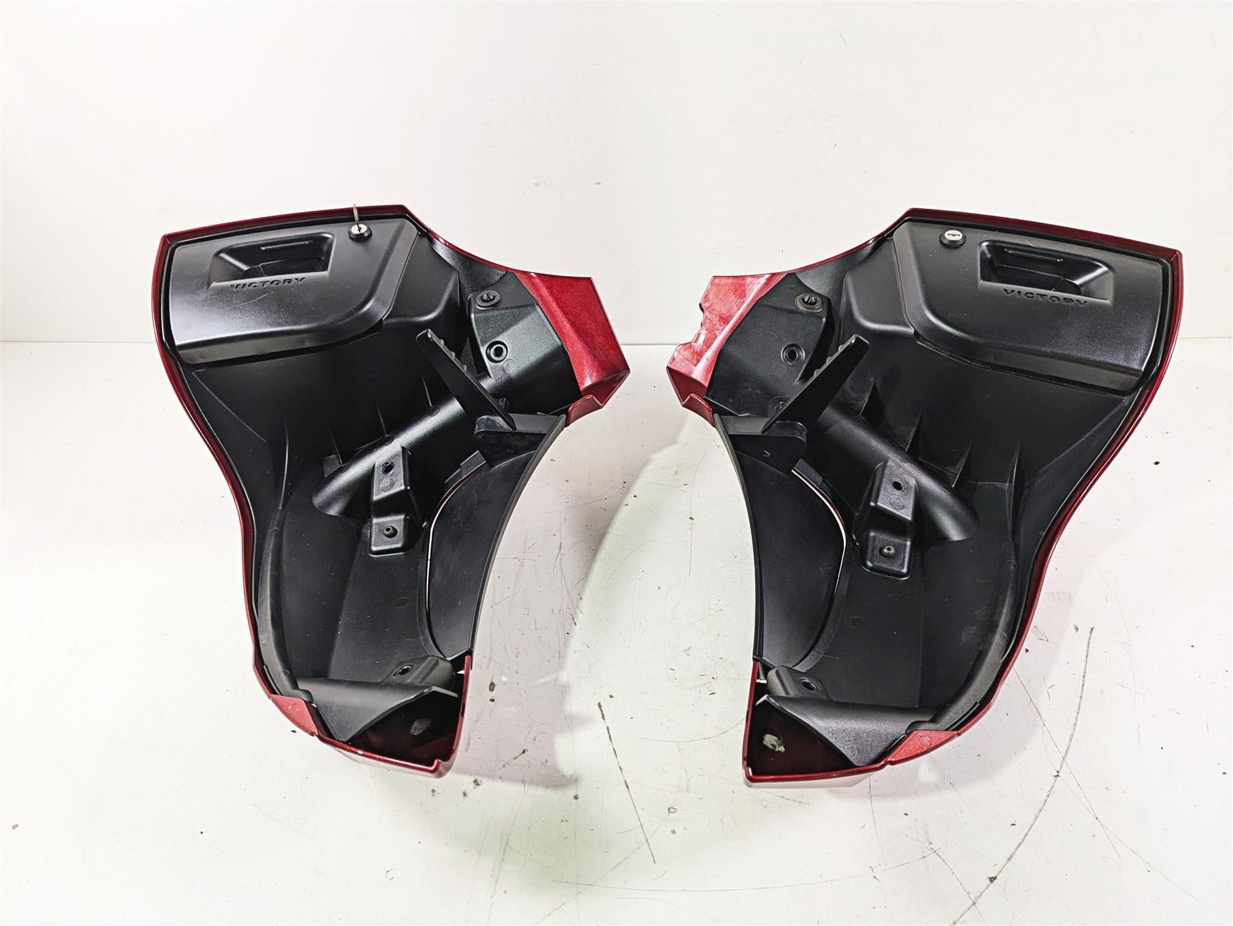 2012 Victory Cross Country Left Right Lower Leg Fairing Set - Modified 5438927 {{ shop.shopifyCountryName }} - Mototech271