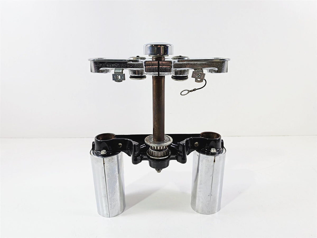2005 Harley Softail FLSTFSE CVO Fat Boy Lower & Upper Triple Tree 45605-00A 45456-86B-Mototech271