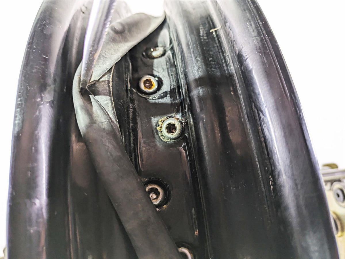 2014 Harley FLS Softail Slim Straight 16x3 Front Wheel Rim & Rotor 55107-12 {{ shop.shopifyCountryName }} - Mototech271
