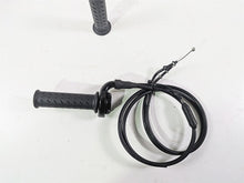 Load image into Gallery viewer, 2013 Triumph Bonneville Throttle Cables &amp; Grip Set T2040252 T2040740 T2040254

