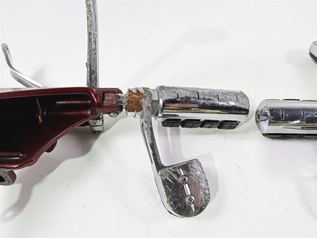 2008 Harley FXCWC Softail Rocker Front Footpeg Shifter Brake Set -Read 42508-08 {{ shop.shopifyCountryName }} - Mototech271