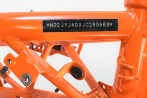2018 KTM RC390 RC 390 Duke Straight Main Frame Chassis Slvg 93003001100EB | Mototech271