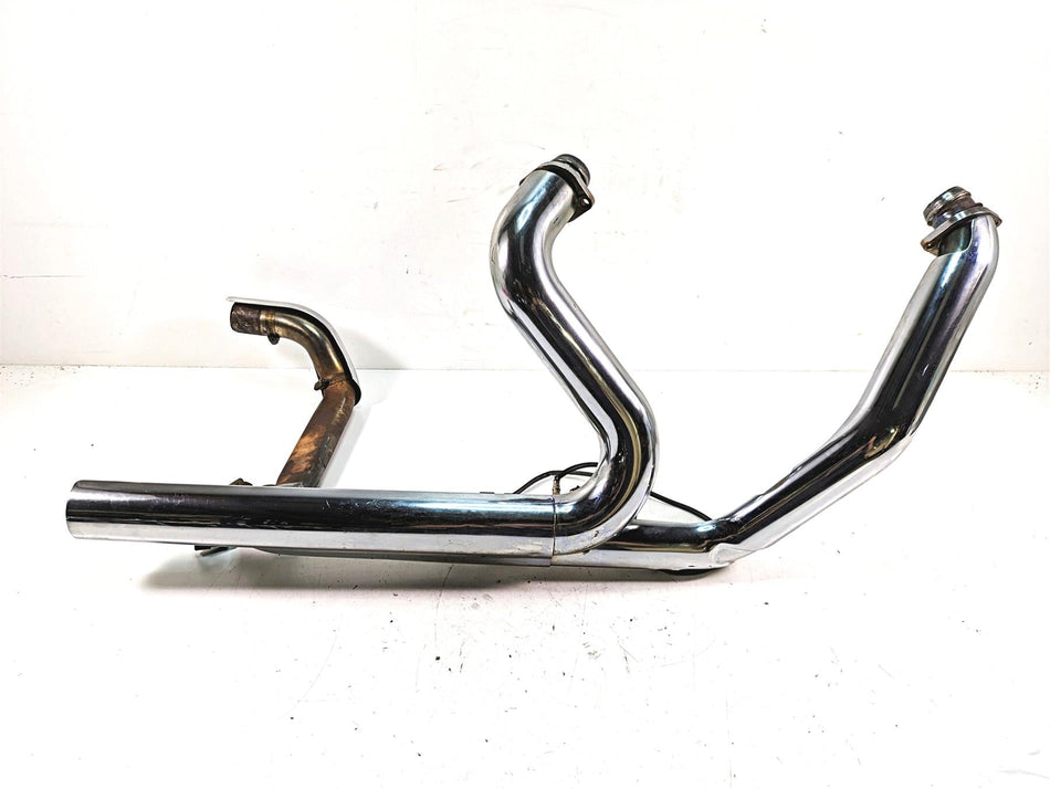 2011 Harley Touring FLHR Road King Exhaust Header Manifold Set 66855-10A {{ shop.shopifyCountryName }} - Mototech271