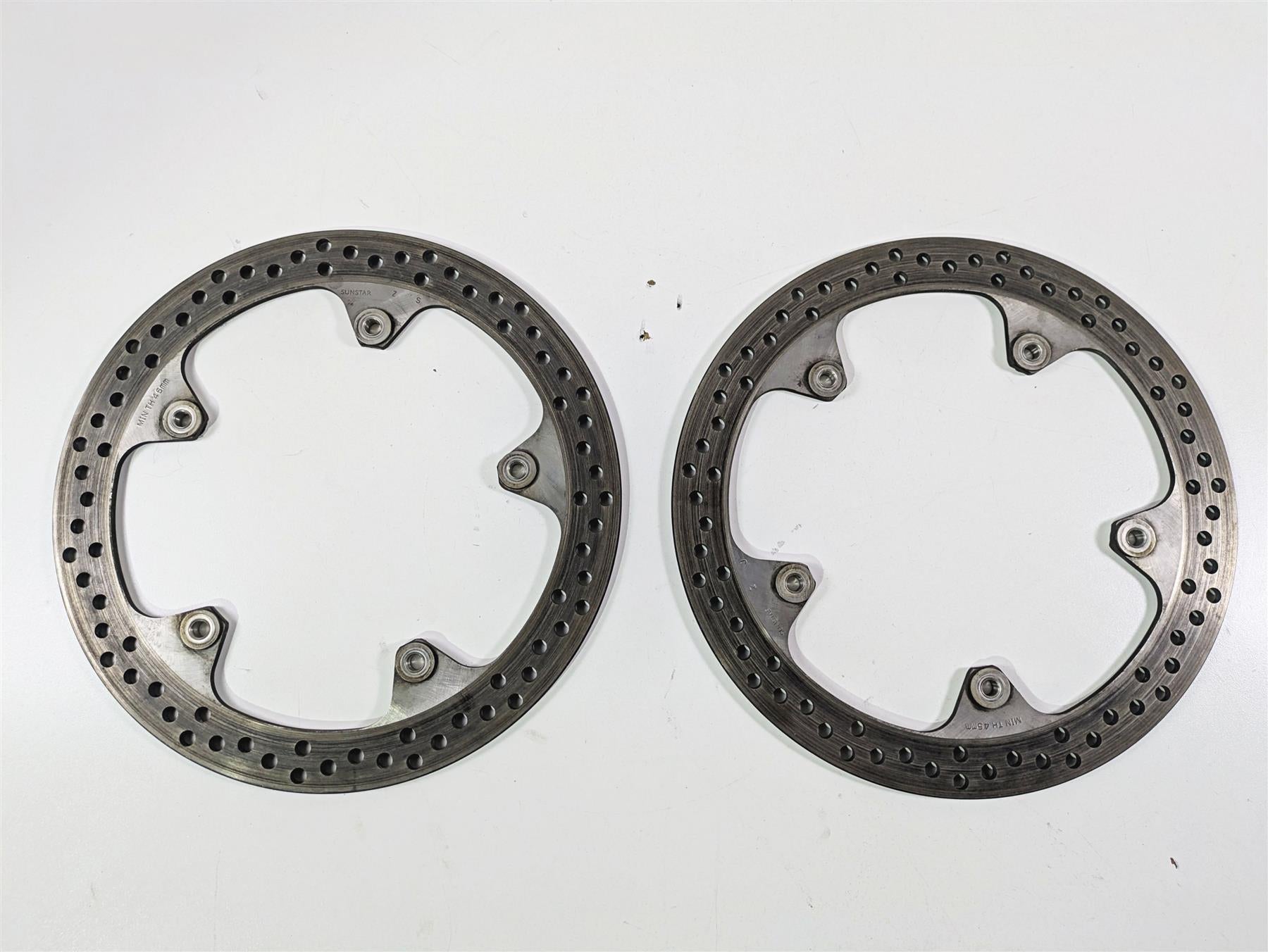 2014 BMW K1600 GTL  K48 Front Brake Rotor Disc Set 320mm 34117701456