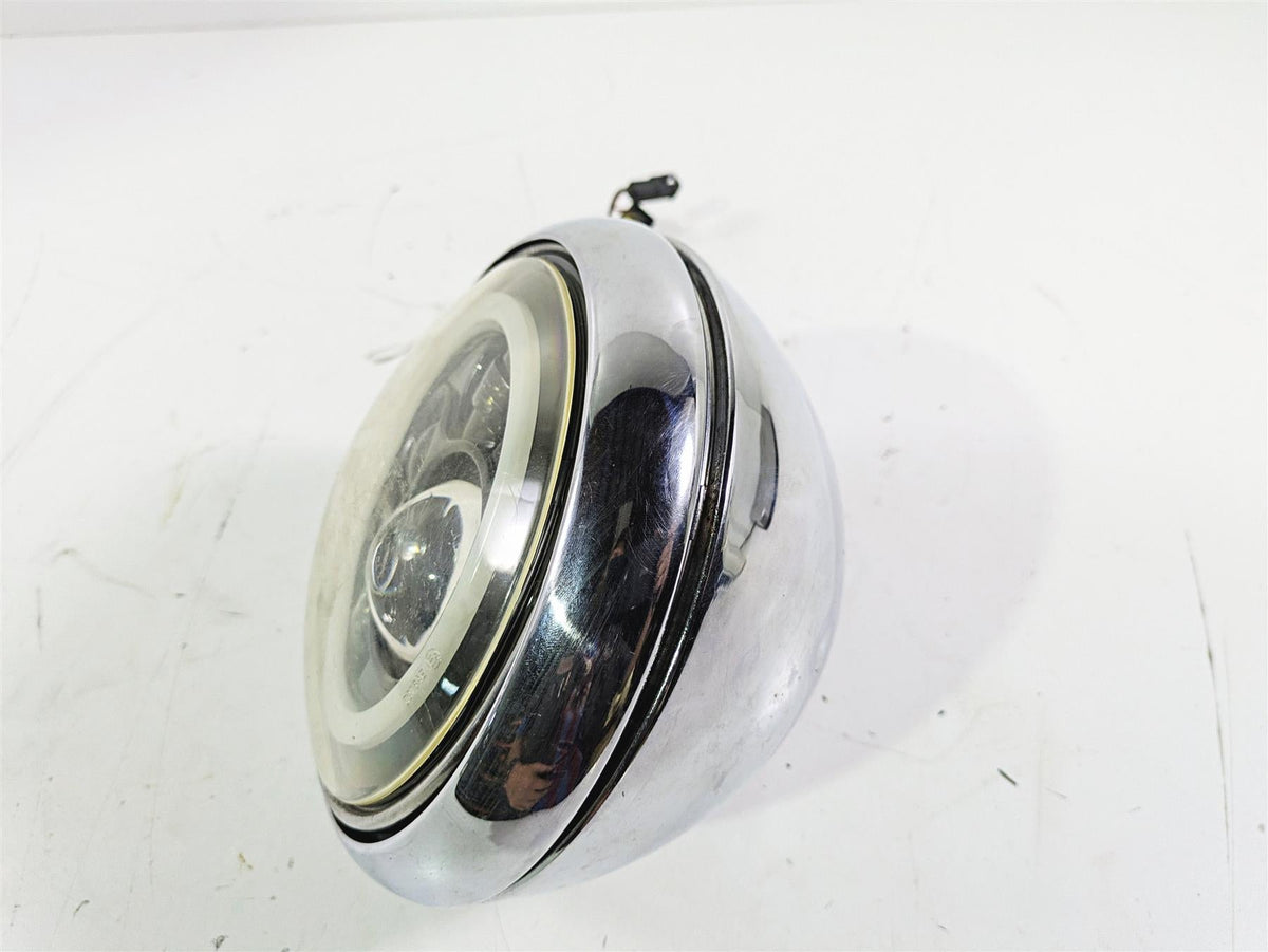 2004 Harley FLSTCI Softail Heritage Headlight & Led Halo Bulb Lens 67903-00 {{ shop.shopifyCountryName }} - Mototech271