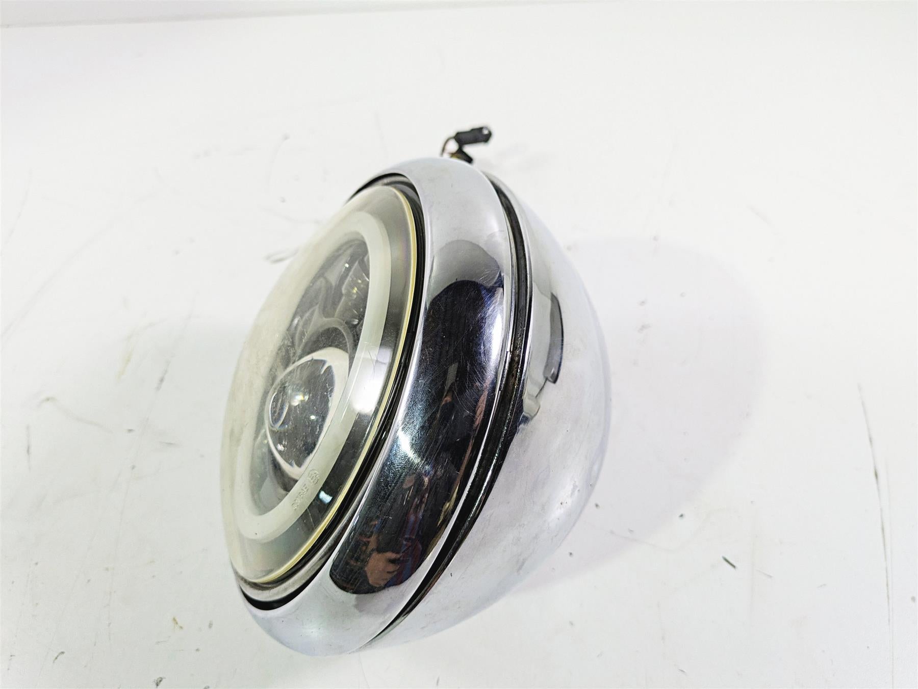 2004 Harley FLSTCI Softail Heritage Headlight & Led Halo Bulb Lens 67903-00 {{ shop.shopifyCountryName }} - Mototech271