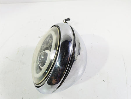 2004 Harley FLSTCI Softail Heritage Headlight & Led Halo Bulb Lens 67903-00 {{ shop.shopifyCountryName }} - Mototech271