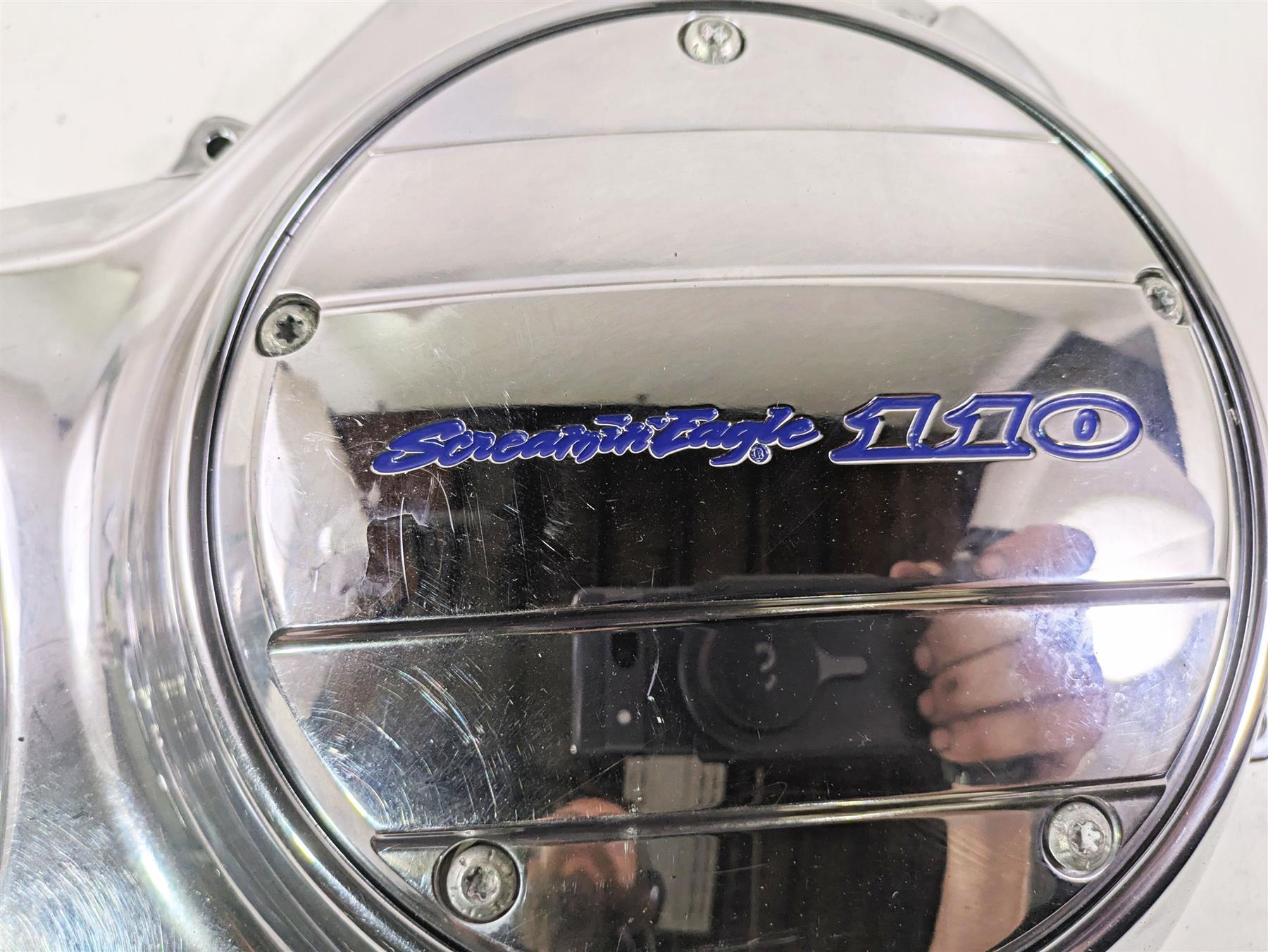 2007 Harley Touring FLHRSE CVO Road King Outer Primary Clutch Cover 60685-07 {{ shop.shopifyCountryName }} - Mototech271