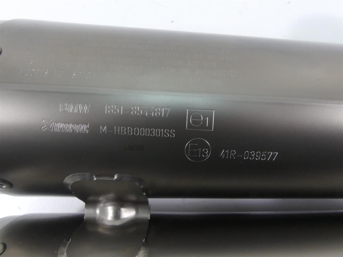 2016 BMW R nineT R9T K21 Oem Akrapovic Exhaust Pipe Muffler Silencer 18518544817 {{ shop.shopifyCountryName }} - Mototech271