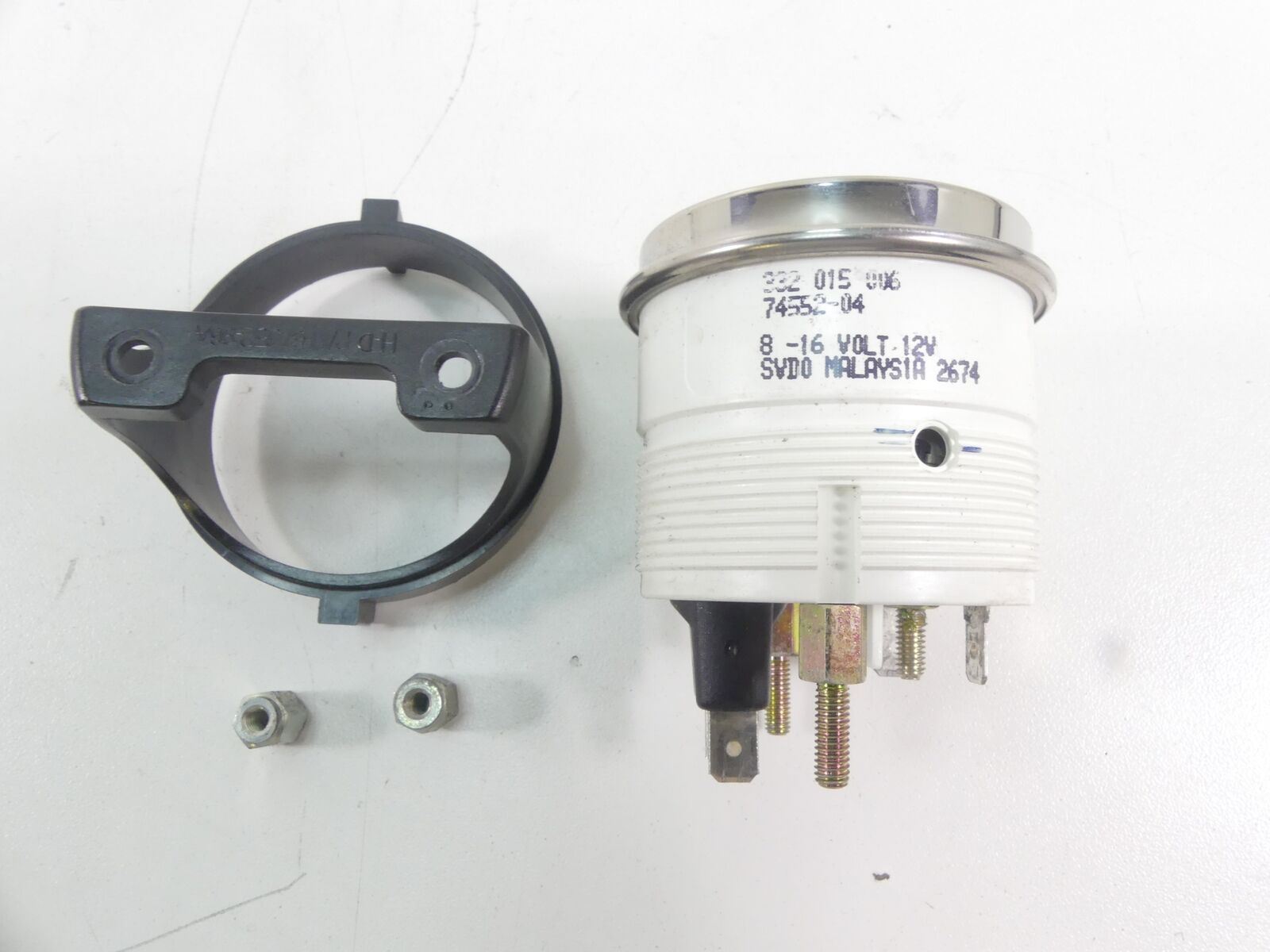 2006 Harley Touring FLHCU SE CVO Volt Meter Gauge Instrument 74552-04 {{ shop.shopifyCountryName }} - Mototech271
