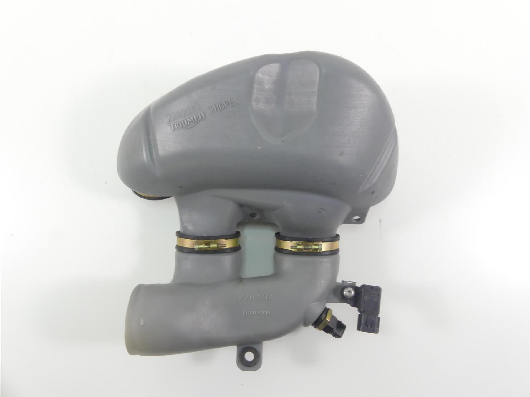 2013 Triumph Rocket 3 Touring Side Air Inlet Tube Duct Manifold Box T2202250 {{ shop.shopifyCountryName }} - Mototech271