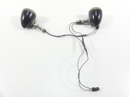 2008 Harley Softail FLSTSB Cross Bones Rear Smoked Led Blinker Signals 68804-06 {{ shop.shopifyCountryName }} - Mototech271