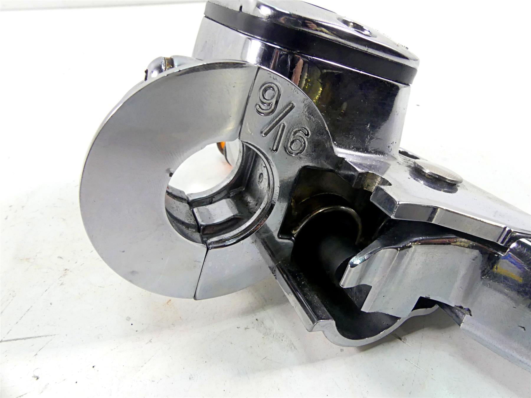 2002 Harley FLSTCI Softail Heritage Front Chrome Master Cylinder 9/16 45019-96F {{ shop.shopifyCountryName }} - Mototech271