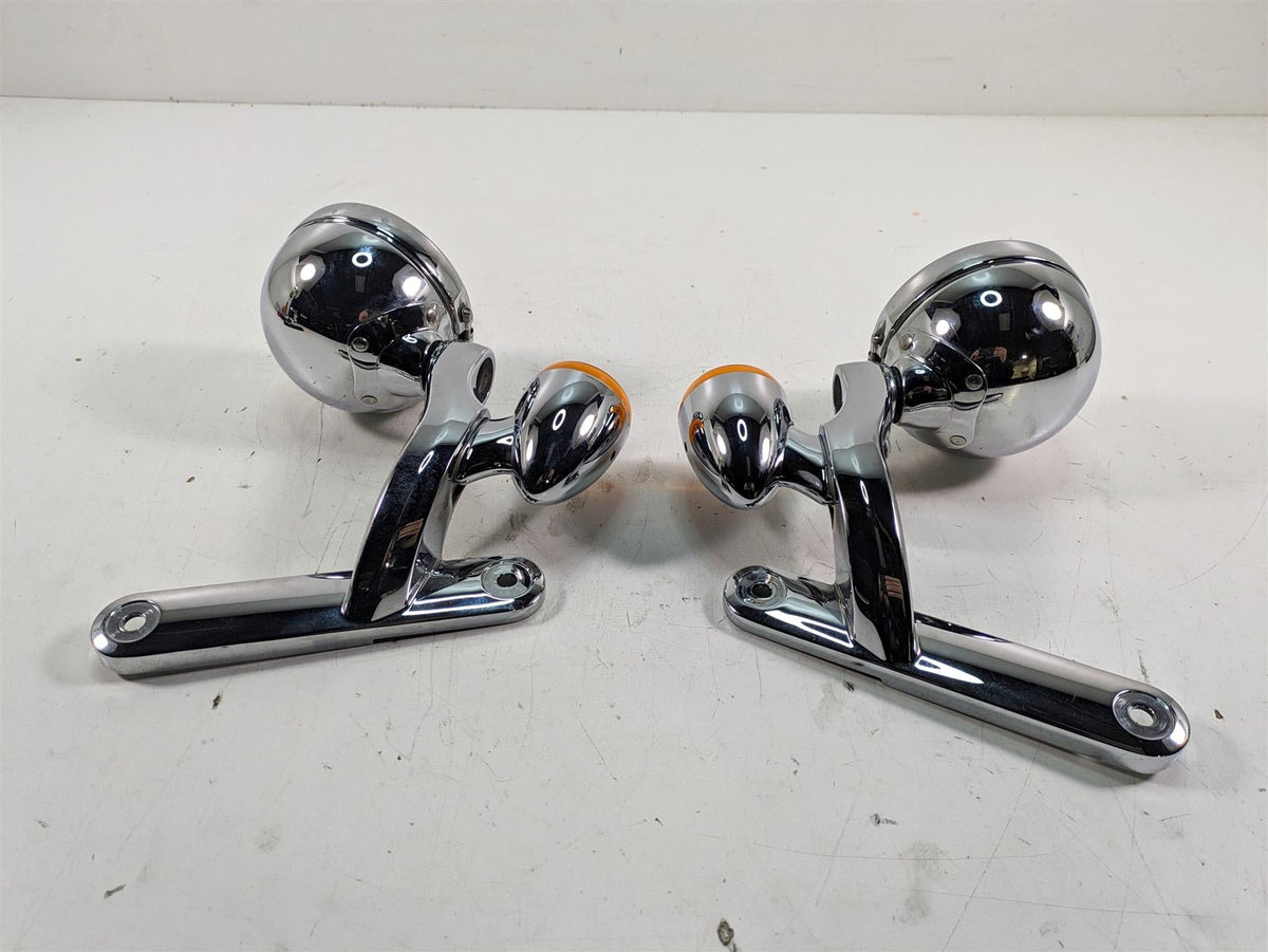2014 Harley Touring FLHTK Electra Glide Front Spot Light Blinker Set 68000021 {{ shop.shopifyCountryName }} - Mototech271