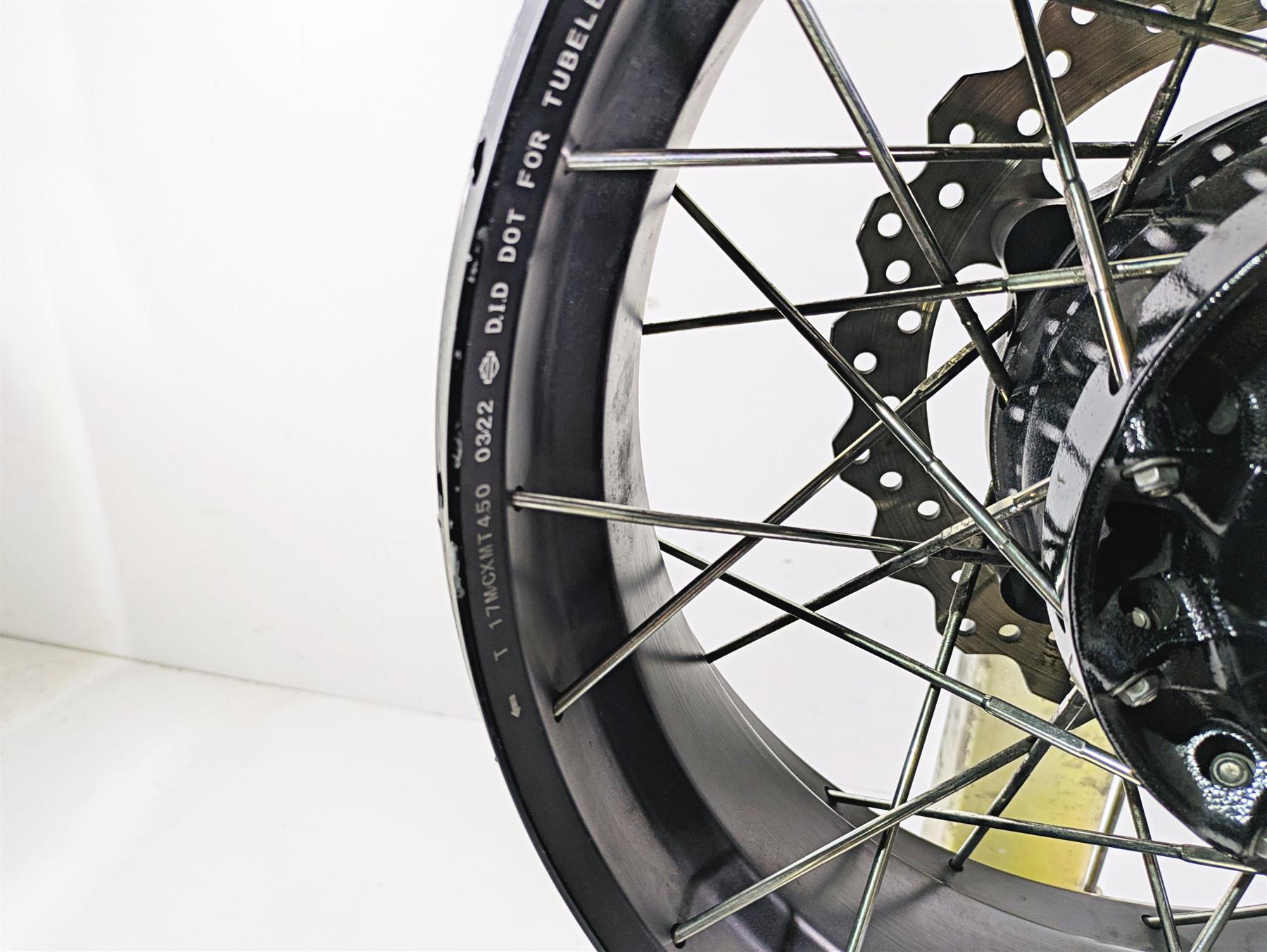 2022 Harley RA1250 S Pan America Rear Wheel Rim 17x4.5 Spokes 40900814 {{ shop.shopifyCountryName }} - Mototech271