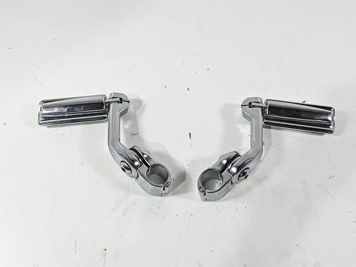 2008 Harley Touring FLHTCU E-Glide 105TH Oem Adjustable Chrome Highway Pegs {{ shop.shopifyCountryName }} - Mototech271