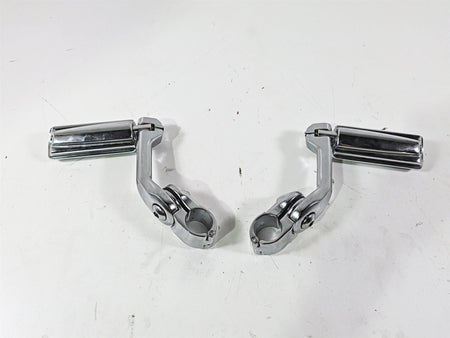 2008 Harley Touring FLHTCU E-Glide 105TH Oem Adjustable Chrome Highway Pegs {{ shop.shopifyCountryName }} - Mototech271