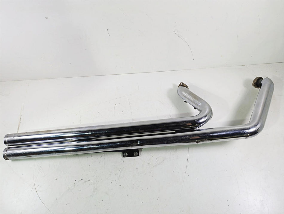 2004 Harley FLSTCI Softail Heritage Vance Hines Long Shots Exhaust System 17811 {{ shop.shopifyCountryName }} - Mototech271
