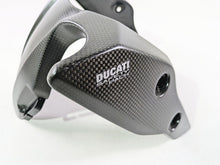 Load image into Gallery viewer, 2013 Ducati Hypermotard 821 SP Lower Front Fender Carbon Fiber 56411051AA
