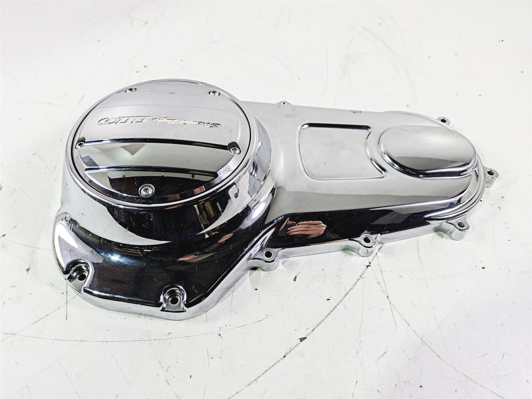 2007 Harley Touring FLHTCU SE CVO E-Glide Outer Primary 110 Derby Cover 60685-07 {{ shop.shopifyCountryName }} - Mototech271