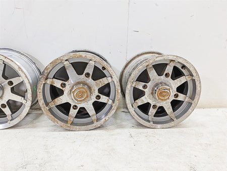 2012 Polaris Ranger 800 XP 12x6 12x8 Cast Front Rear Wheel Rim Set 1521106 {{ shop.shopifyCountryName }} - Mototech271