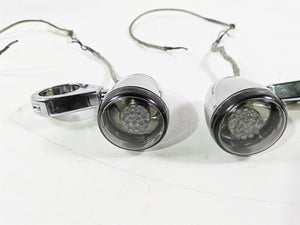 2002 Big Dog Pitbull Front Blinker Turn Signal Set Led BDM130-00794