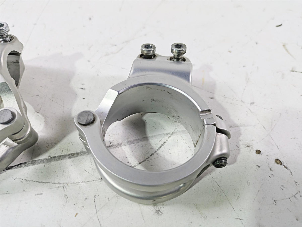 2015 Ducati Panigale 1299 S Clip On Handlebar Clamp Set 53mm 875P1741BA 875P2184 {{ shop.shopifyCountryName }} - Mototech271