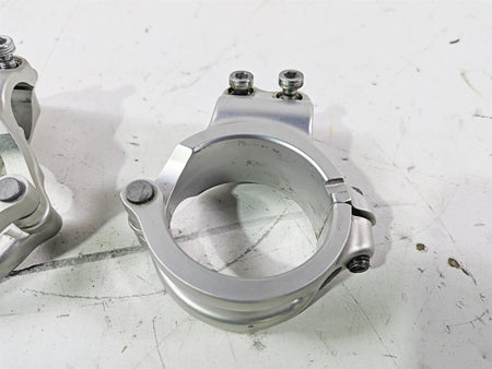 2015 Ducati Panigale 1299 S Clip On Handlebar Clamp Set 53mm 875P1741BA 875P2184 {{ shop.shopifyCountryName }} - Mototech271
