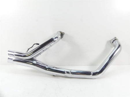 2007 Yamaha XVS1300 V-Star Exhaust Pipe Header Chrome Cover Set 3D8-14610-00-00 {{ shop.shopifyCountryName }} - Mototech271