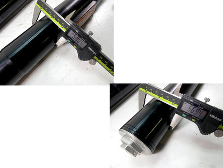 2013 Ducati Diavel Red Front Straight Fork Leg Set 34420342A 34520343A {{ shop.shopifyCountryName }} - Mototech271