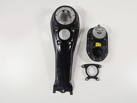 2009 Harley FXDC Dyna Super Glide Tank Dash Console Cover + Top Plate 61693-05DH {{ shop.shopifyCountryName }} - Mototech271