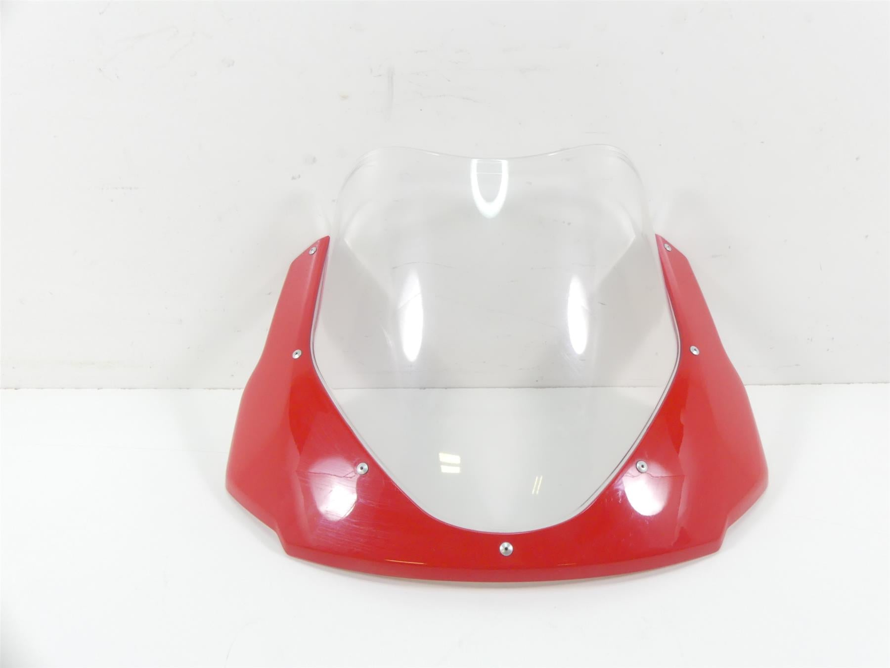 2005 Ducati Multistrada 1000S Red Windshield & Nose Fairing Cover 48110281A {{ shop.shopifyCountryName }} - Mototech271
