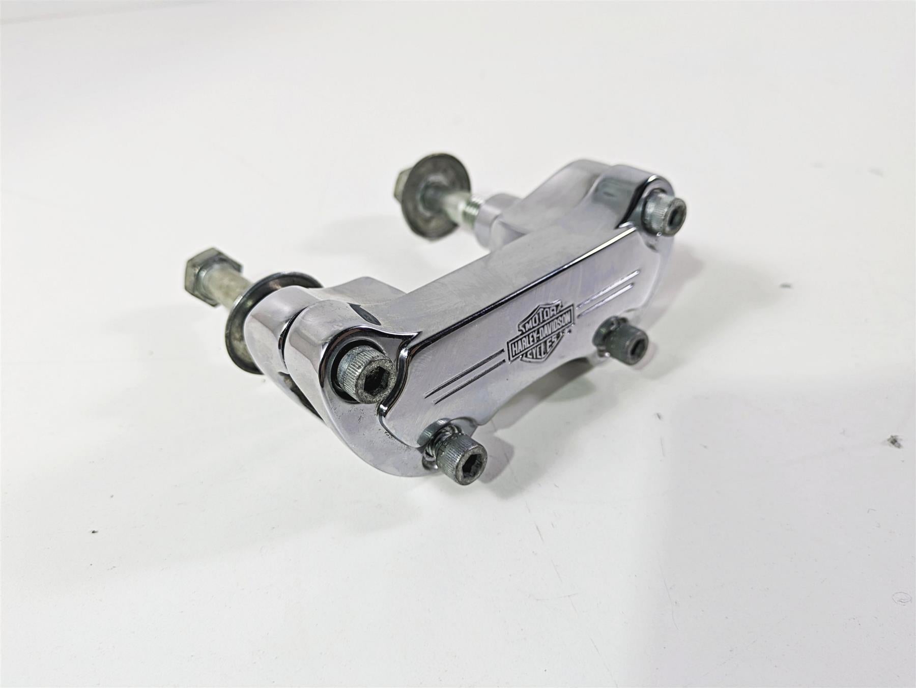 2003 Harley FLSTC Softail Heritage 100th Handlebar Holder Riser Set 56567-86B | Mototech271