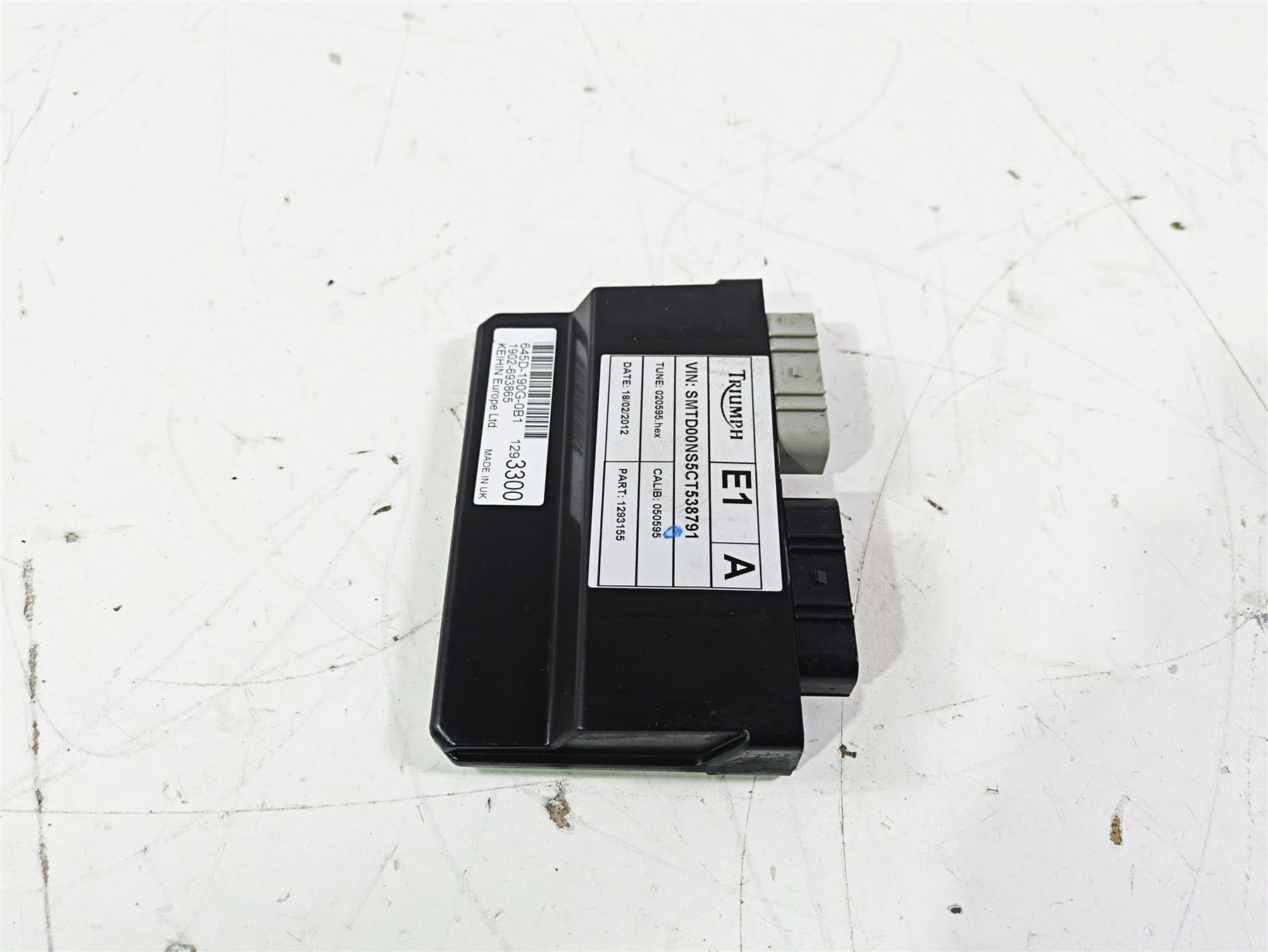 2012 Triumph Daytona 675 Cdi Ecu Ecm Engine Control Module T1293300 T1293155 {{ shop.shopifyCountryName }} - Mototech271