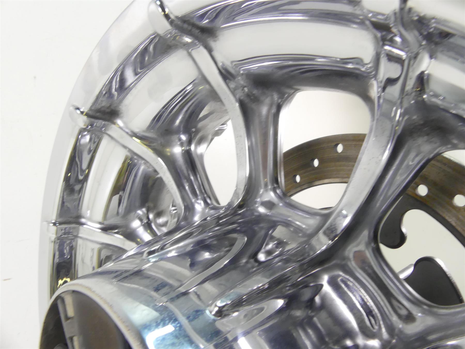 2009 Harley FLHTCU SE4 CVO E-Glide Straight Chrome 16x5 Rear Wheel Rim 42170-09 {{ shop.shopifyCountryName }} - Mototech271