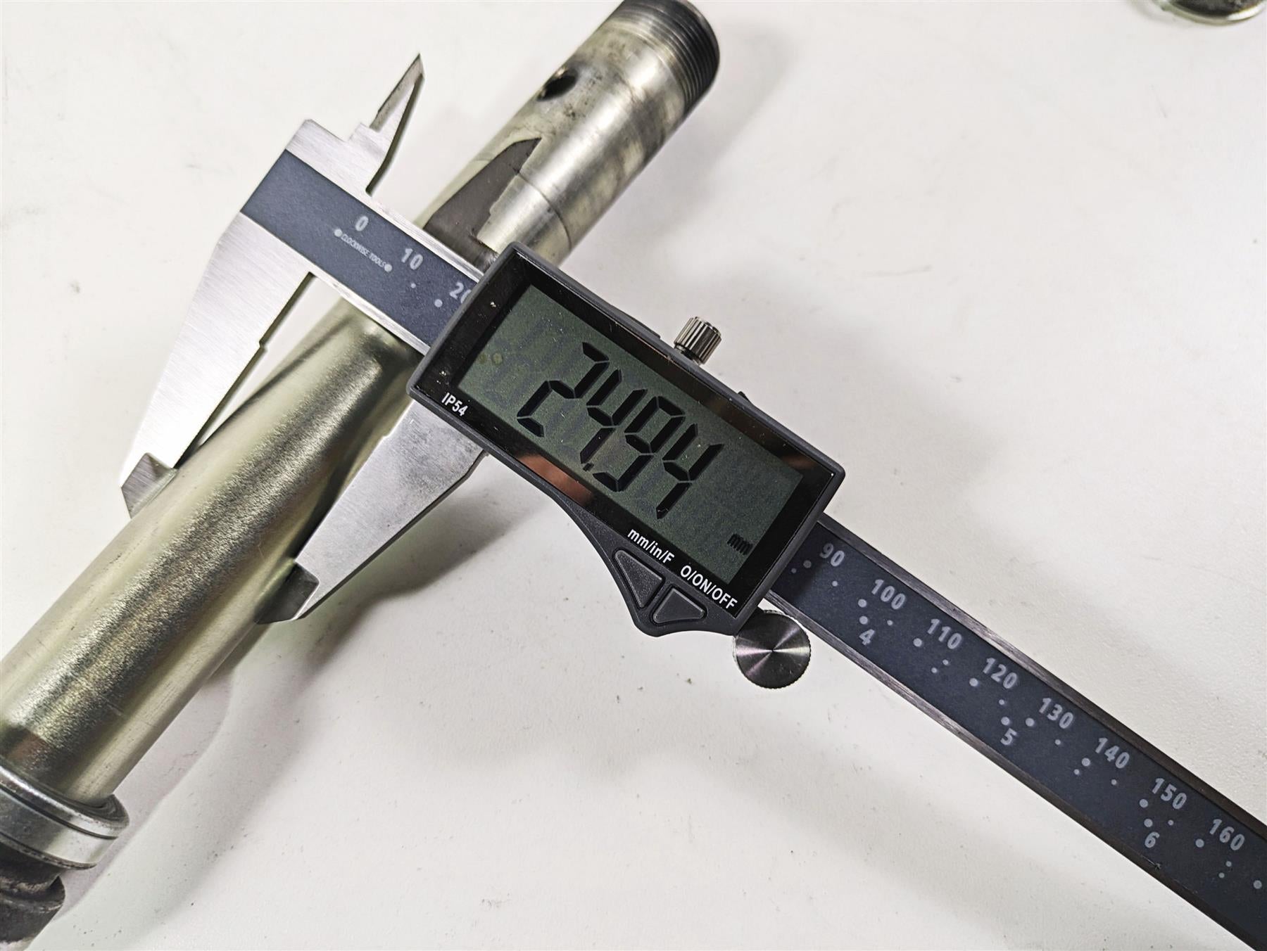 2009 Ducati Multistrada 1100 S Straight Front Wheel Axle Spindle 81910431A {{ shop.shopifyCountryName }} - Mototech271