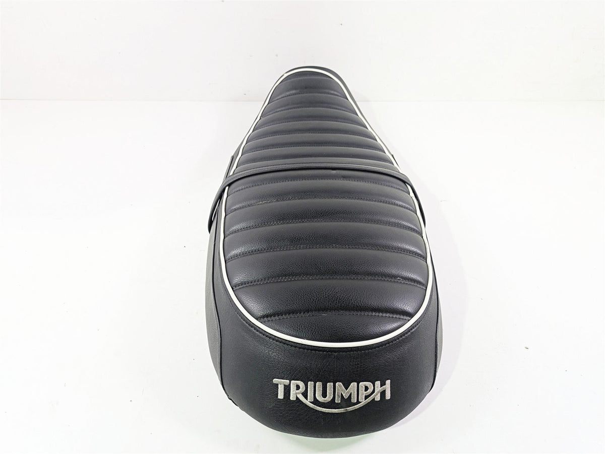 2013 Triumph Bonneville Rider Driver Duo Seat Saddle - No Tears T2302334 {{ shop.shopifyCountryName }} - Mototech271