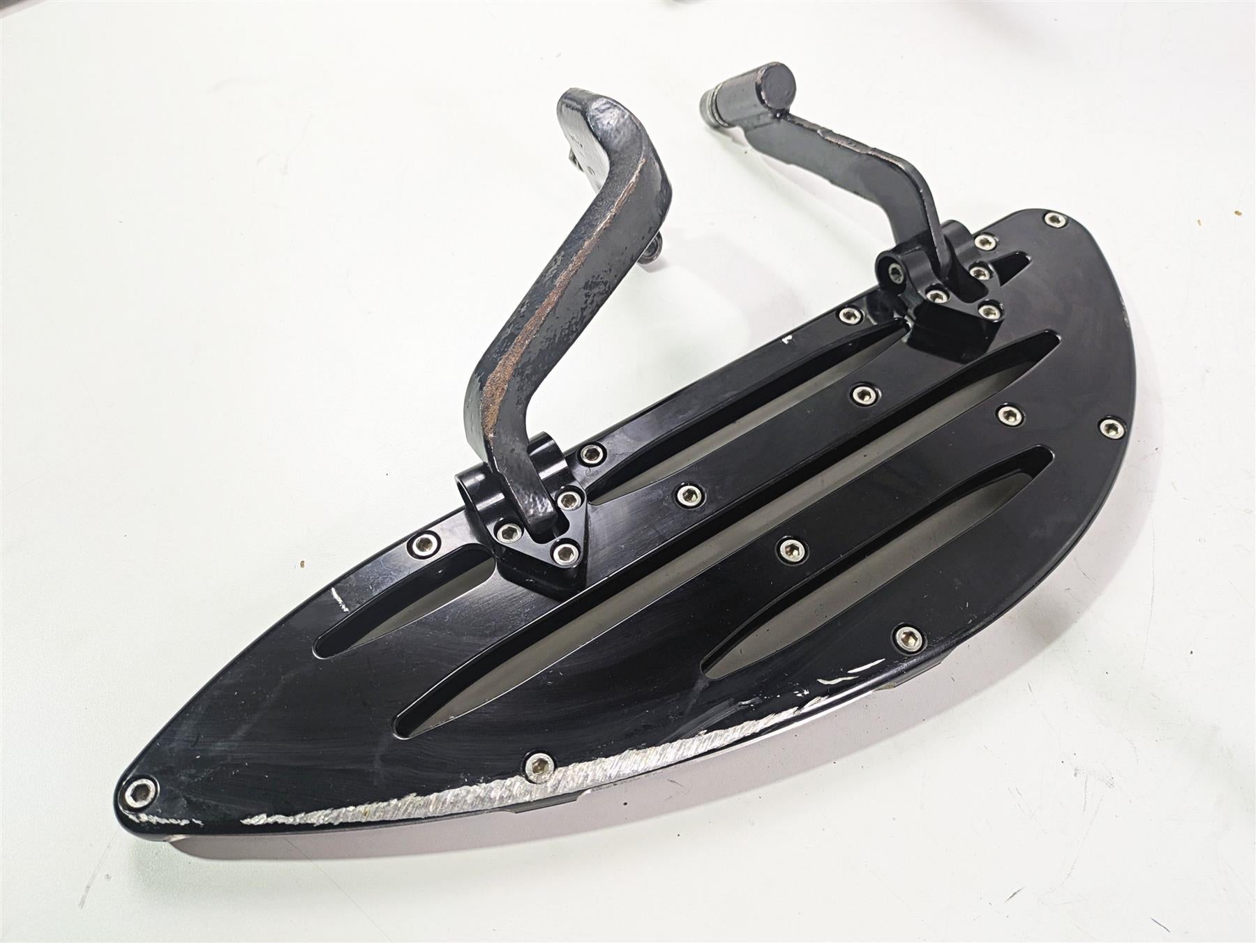 2001 Harley Touring FLHX Street Glide CNC Cut Front Rear Floor Board Pedal Set {{ shop.shopifyCountryName }} - Mototech271