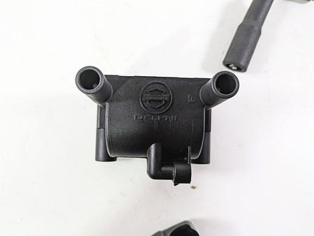 2016 Harley FXDL Dyna Low Rider Delphi Ignition Coil Wires Plugs 31696-07A {{ shop.shopifyCountryName }} - Mototech271