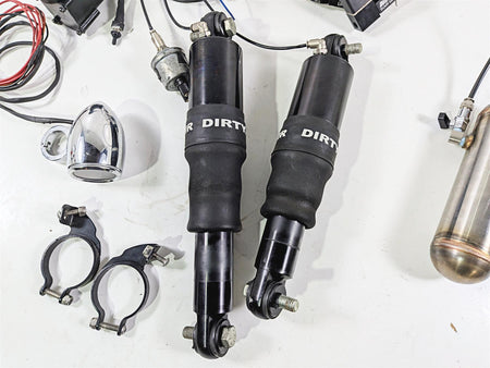 2015 Harley Touring FLTRUSE CVO Road Glide Dirty Air Rear Shock Ride System-Mototech271
