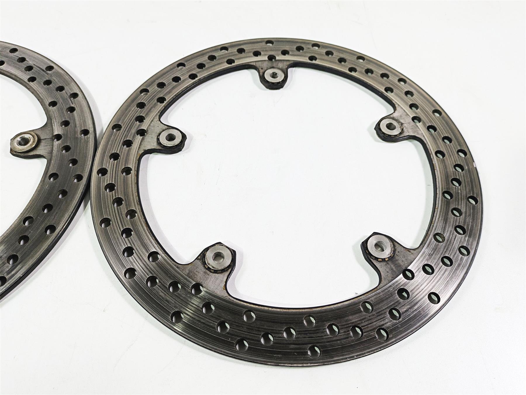 2010 BMW R1200RT K26 Front Brembo Brake Disc Rotor Set 320mm 34117711428 {{ shop.shopifyCountryName }} - Mototech271