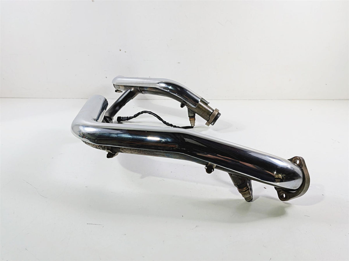 2007 Harley Dyna FXDB Street Bob Stock Exhaust Header Manifold Set 65631-06 {{ shop.shopifyCountryName }} - Mototech271