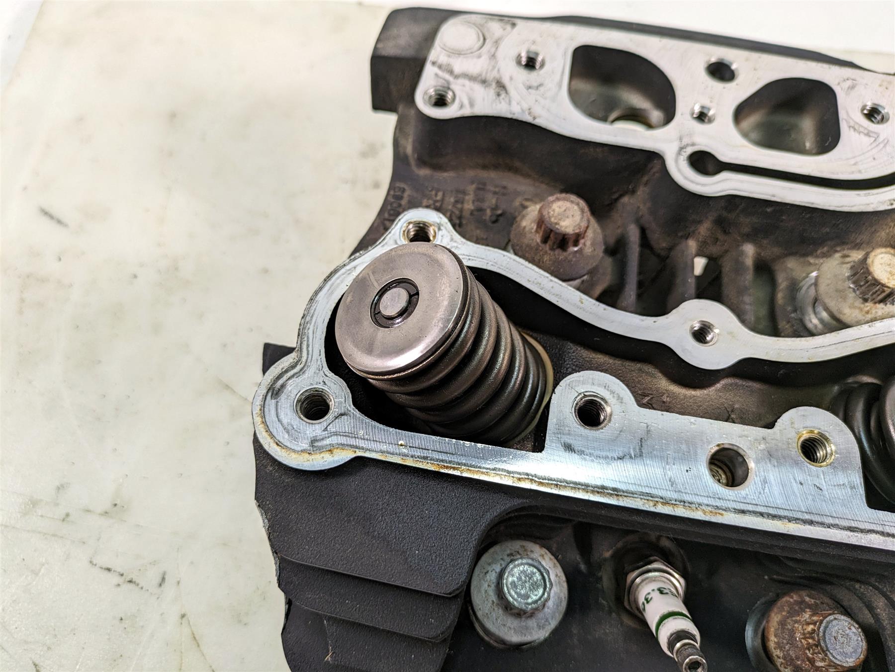 2000 Harley Dyna FXDL Low Rider Front Cylinder Head 88ci -Fin Damage 16723-99 {{ shop.shopifyCountryName }} - Mototech271