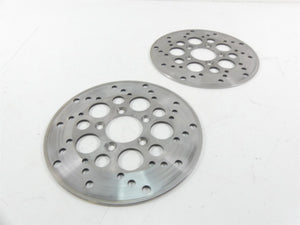 1978 Harley XLH1000 Sportster Ironhead Front Brake Discs Rotor Set 44137-77